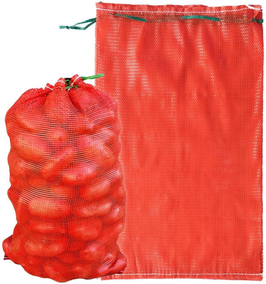 50pcs Extra Large Mesh Produce Bags for Vegetables and More