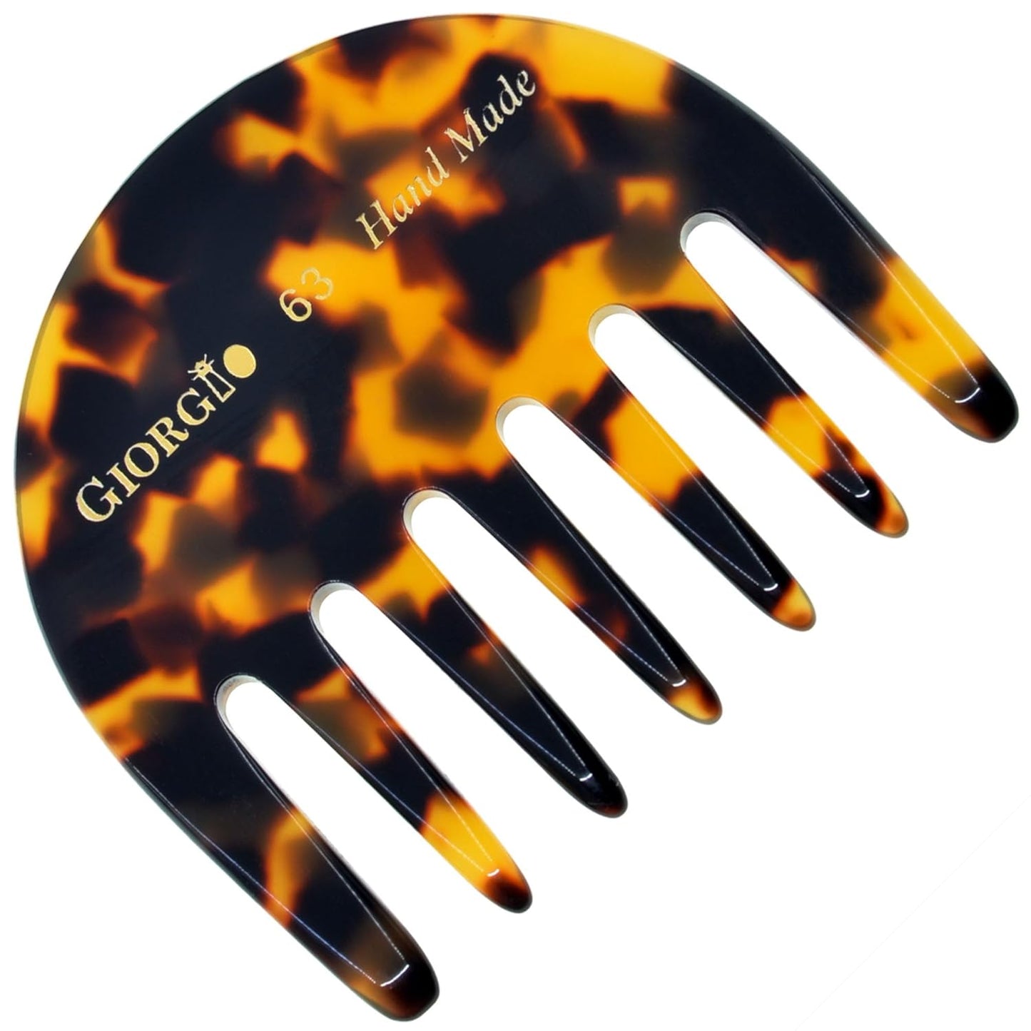 Giorgio G63 Wide Tooth Detangling Comb for Thick Hair Care
