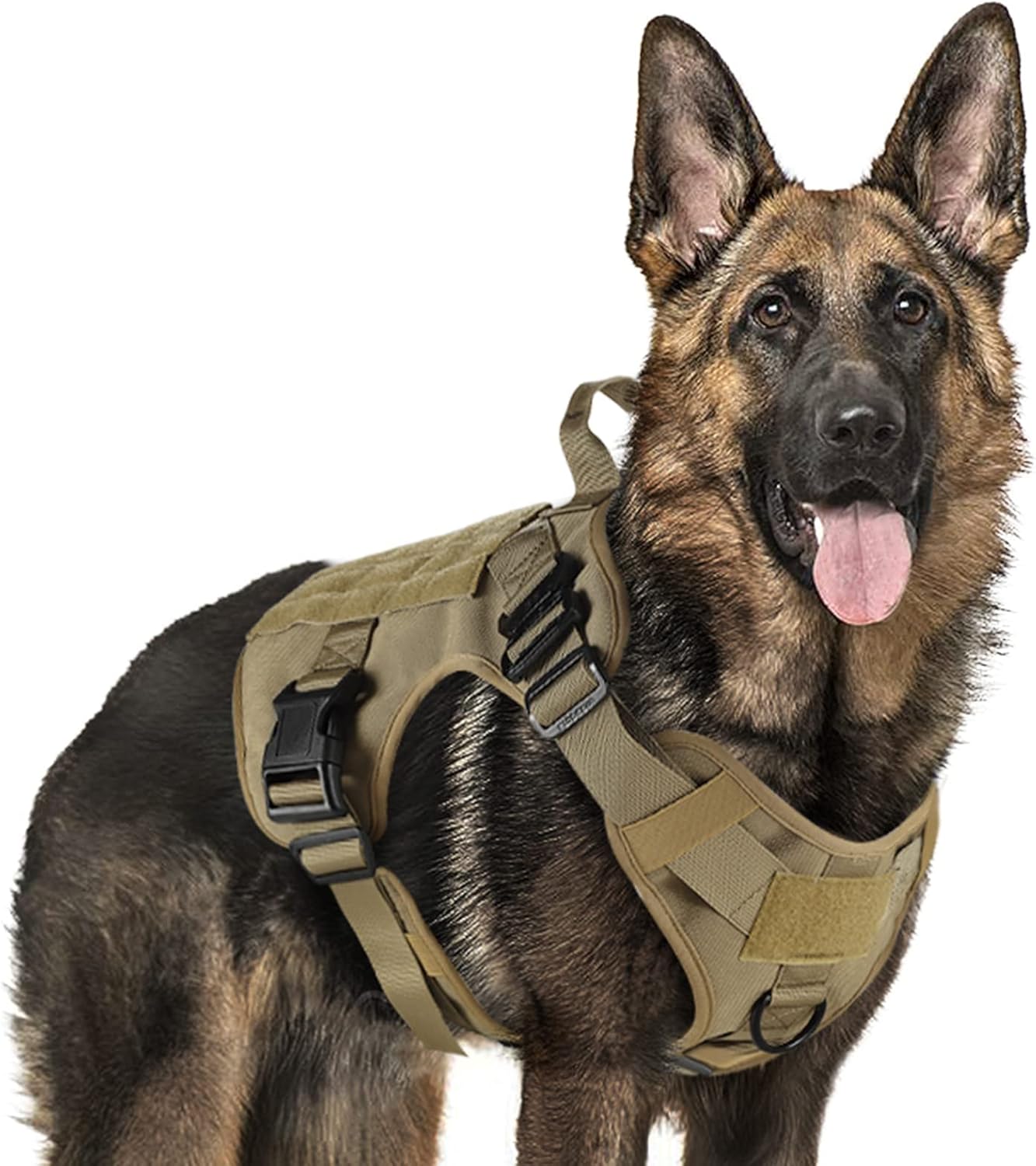 rabbitgoo Tactical Dog Harness for Large Breeds, Heavy Duty Vest