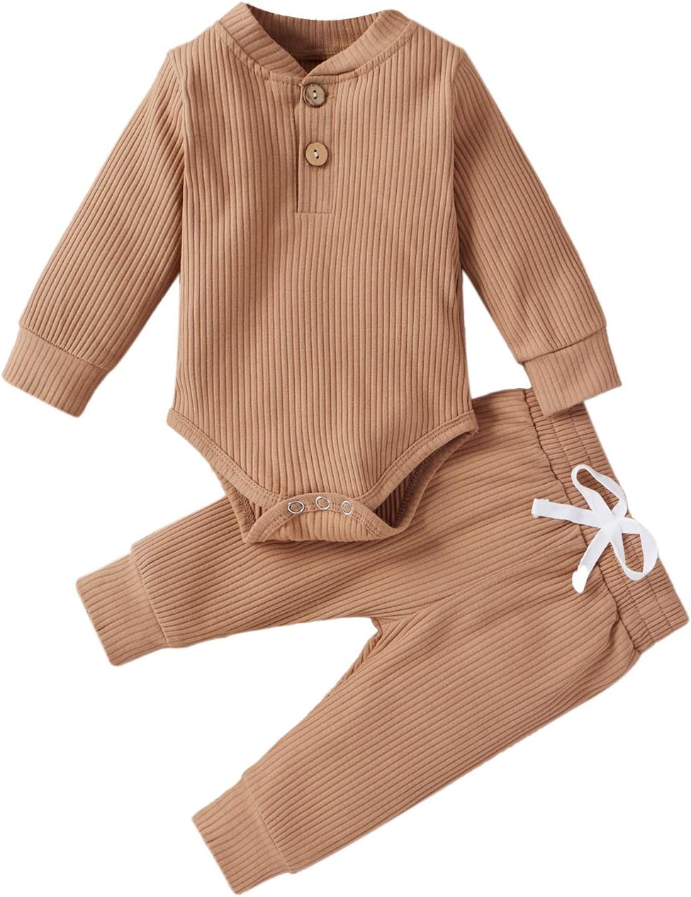 Cozy Ribbed Winter Baby Outfit Set by Ledy Champswiin