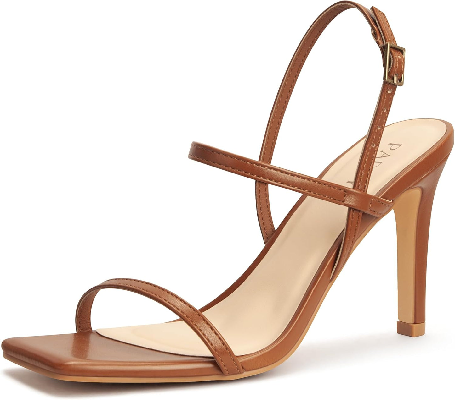 Women's Strappy High Heeled Sandals for Comfy Weddings
