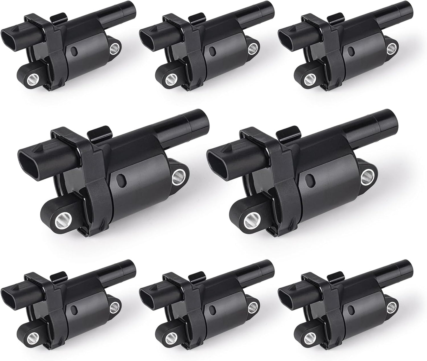 ENA Set of 8 Round Ignition Coil Pack for Chevy GMC Vehicles