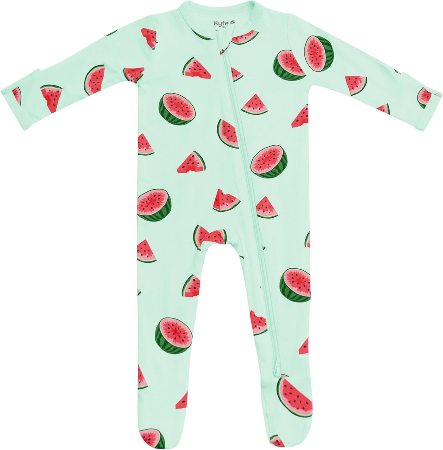 KYTE BABY Unisex Zipper Closure Footies for Infants 0-24 Months