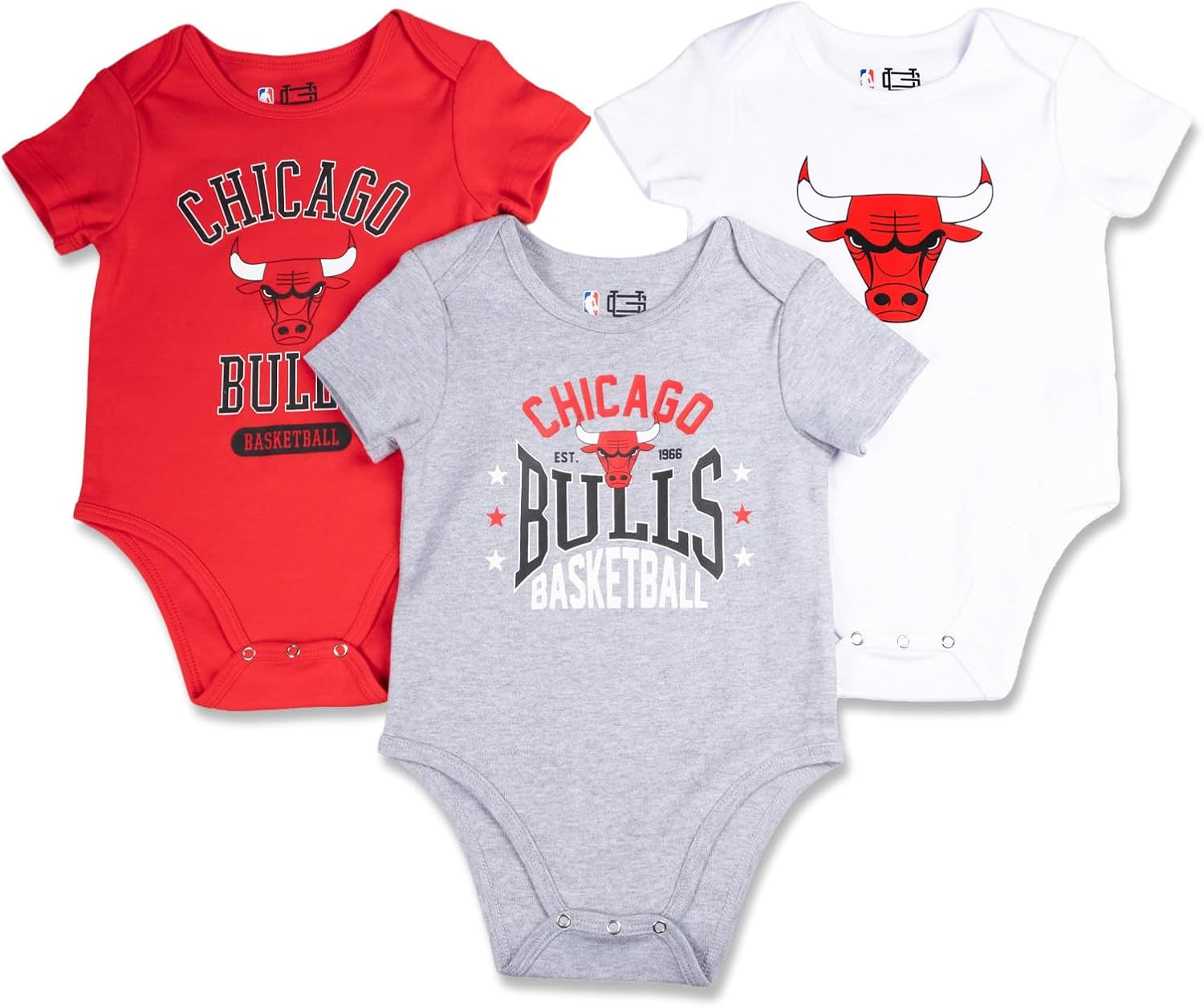 Ultra Game NBA Unisex Baby 3-pack Short-sleeve Onesies Review