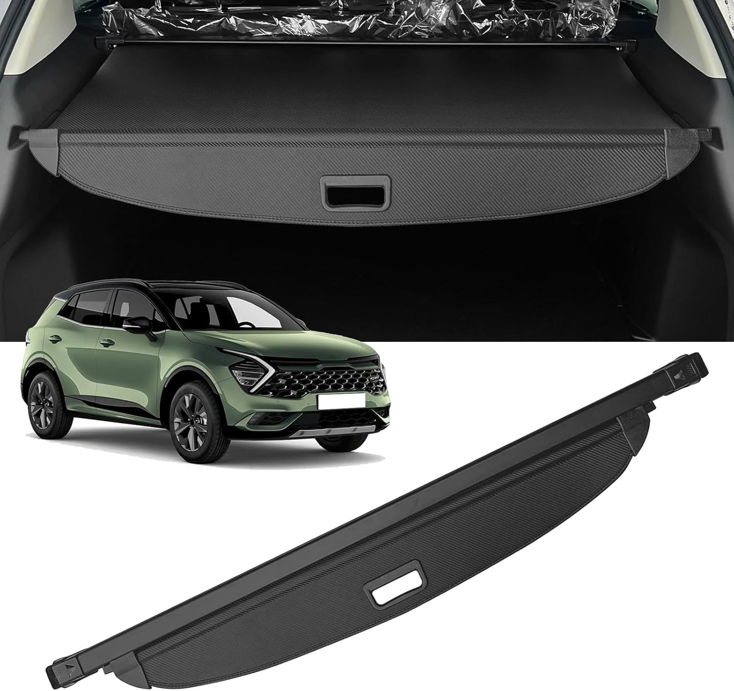 AUXKO Retractable Cargo Cover for KIA Sportage 2023-2026