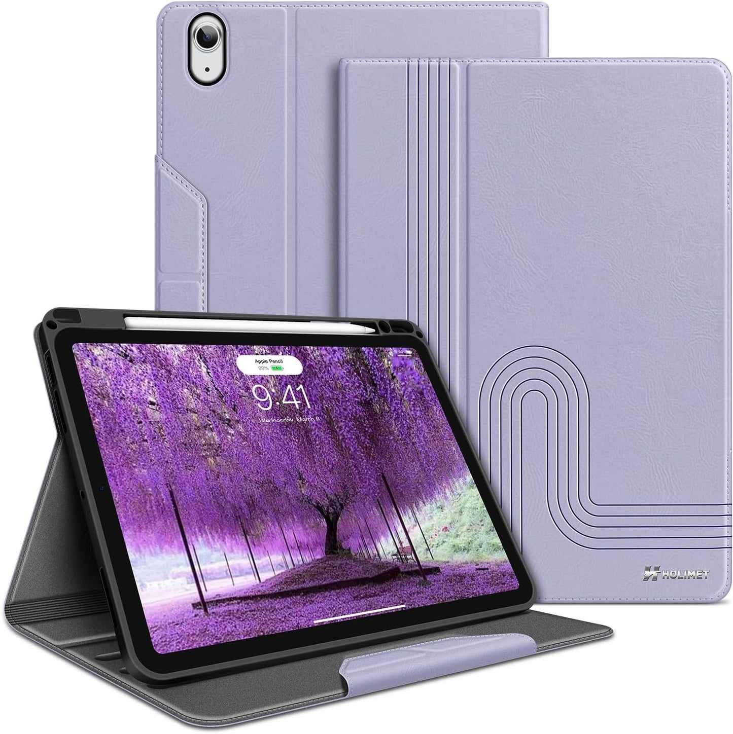 H HOLIMET Case for iPad Air 11 inch 2025 with Pencil Holder