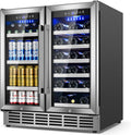 30Inch Wine and Beverage Refrigerator Dual Zone - Built-In