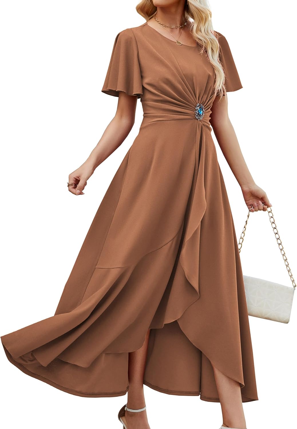 Elegant Wedding Guest Dresses with Pockets for Women