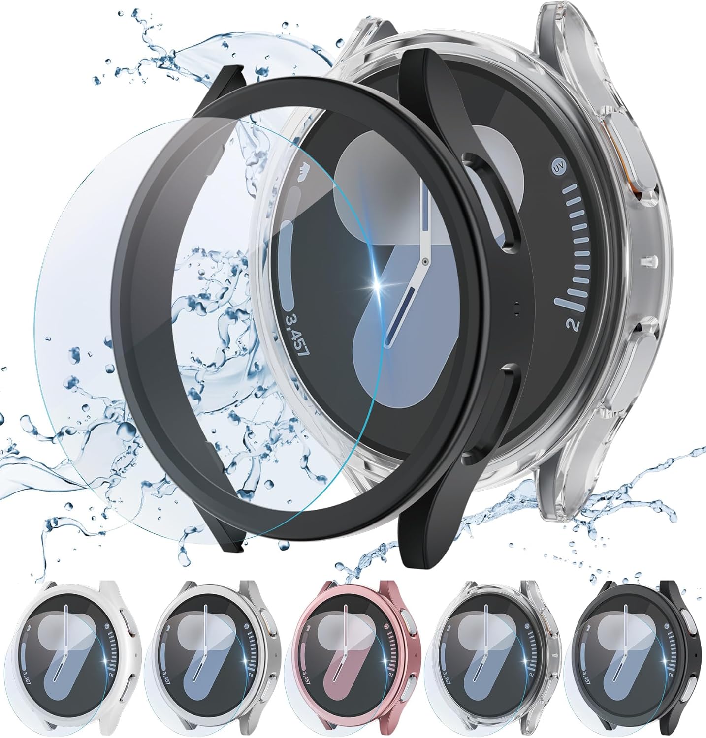 SOLOLUP Galaxy Watch 7 Case - Anti Scratch Protection