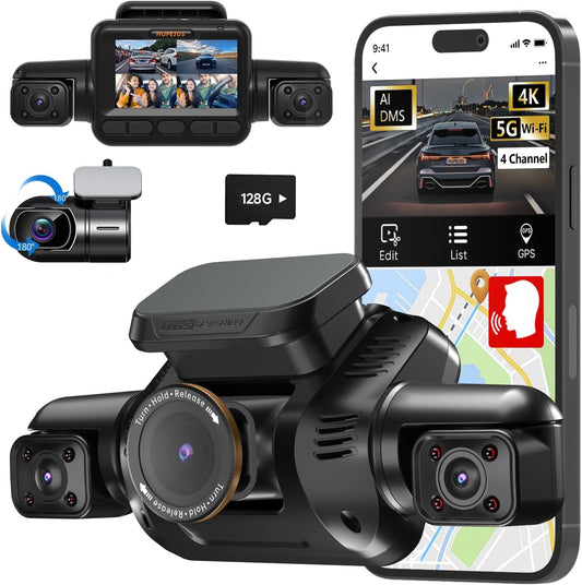 Ultimate 360 4K AI Dash Cam Bundle