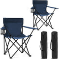 Portable Camping Chairs 2 Pack Lightweight Folding Lawn Chairs