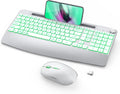 Wireless Keyboard and Mouse Combo with Backlit Keys - Comfortable