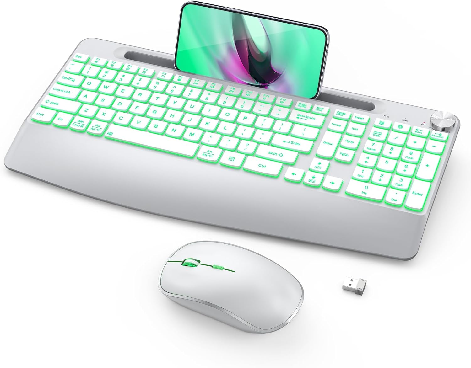 JOYACCESS Wireless Keyboard and Mouse Combo with Backlit Keys