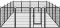 Dog Playpen 8-Panel Metal Fence, Foldable Indoor & Outdoor