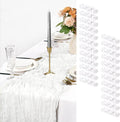 24 Pack White Table Runner 10ft Cheesecloth Table Runner - Soft