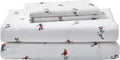 Full Sheets Cotton Flannel Bedding Set - Ski Slope Full