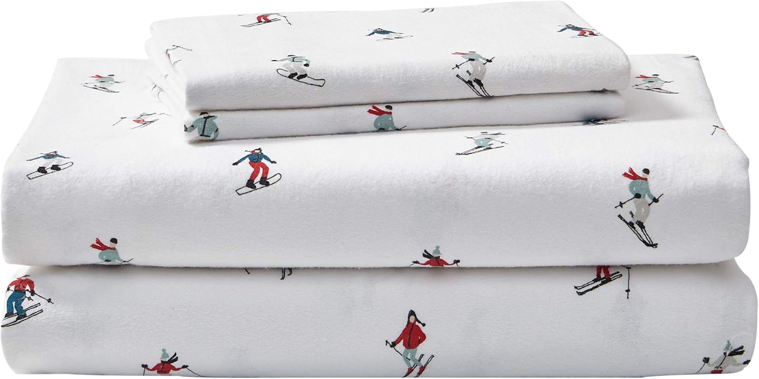 Eddie Bauer Full Cotton Flannel Bedding Set for Cozy Comfort