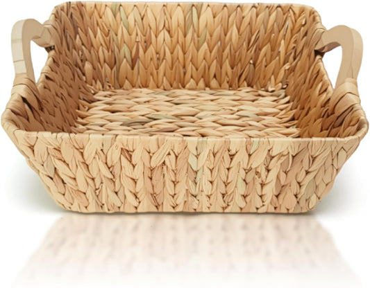 Handwoven Wicker Storage Basket for Stylish Home Organization