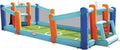 Huge Inflatable Backyard Soccer & Basketball Court - Fun for Multiple