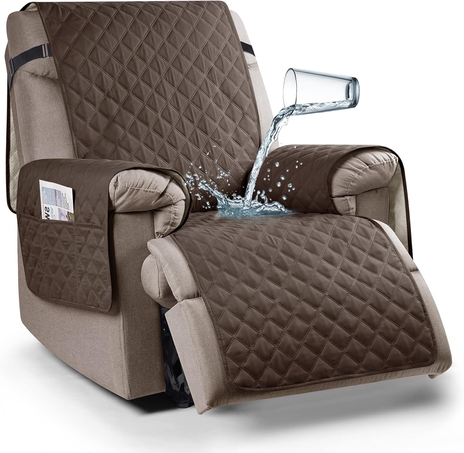 Ruaozz Waterproof Recliner Chair Cover for Kids and Pets
