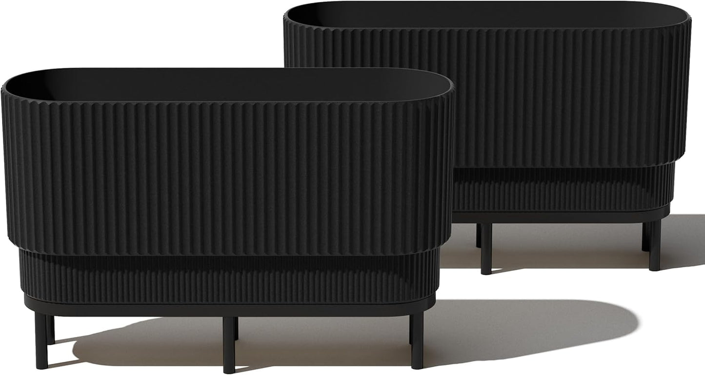 Veradek Demi Series Raised Long Planter for Modern Decor
