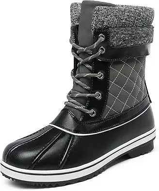 DREAM PAIRS Women's Mid Calf Waterproof Winter Snow Boots Review
