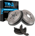 TRQ Rear Brake Shoe & Drum Kit Compatible with 2009 Toyota Prius