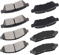 cci yu D1094 D1100 Front Rear Ceramic Brake Pads Kits - Quiet, Durable