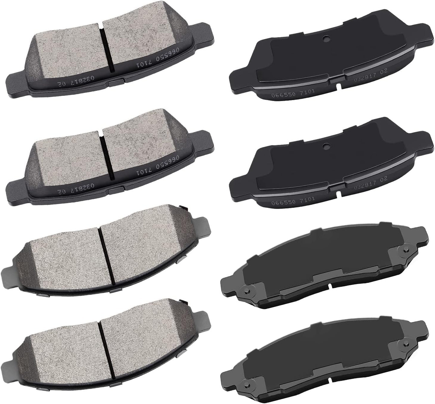 cciyu D1094 D1100 Front Rear Ceramic Brake Pads Kits for Nissan