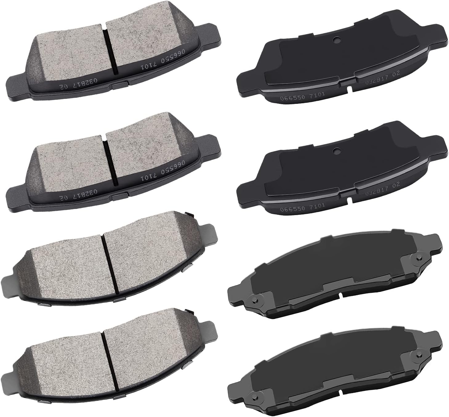 cciyu D1094 D1100 Front Rear Ceramic Brake Pads Kits for Nissan