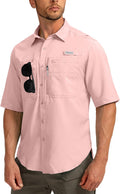 Men's Fishing Shirts with Zipper Pockets UPF 50+ Lightweight Cool rays