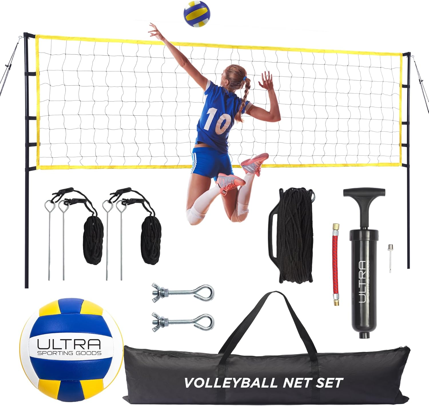Volleyball Net Outdoor - Regulation Size for Backyard Fun