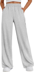 Trendy Queen Women's Wide Leg Sweatpants - High Waisted Baggy Fit