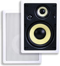 Monoprice 3-Way Fiber In-Wall Speakers for Immersive Sound