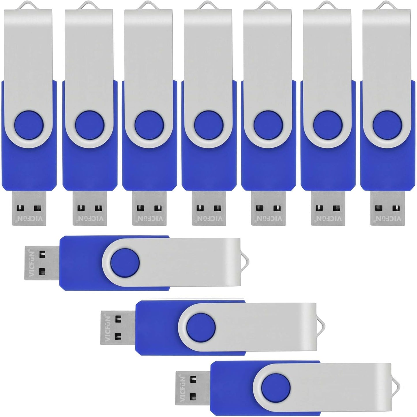 10 Pack 32GB USB Flash Drives for Easy Data Storage and Transfer