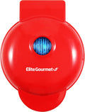 Elite Gourmet Mini Waffle Maker - Compact & Nonstick