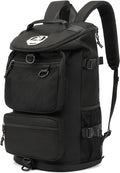 Gym Duffle Bag Backpack for Men - 4-Way Waterproof Travel Bag (Black)