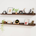 Heimlove Picture Ledge Shelf Set of 2 for Wall Decor and Storage