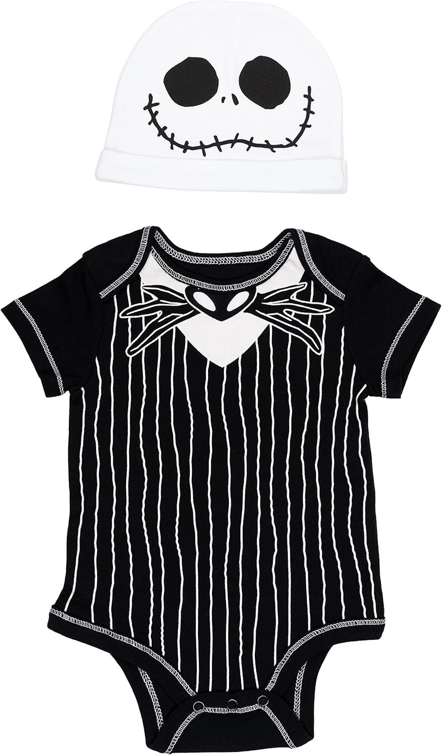 Disney Nightmare Before Christmas Baby Bodysuit and Hat Set