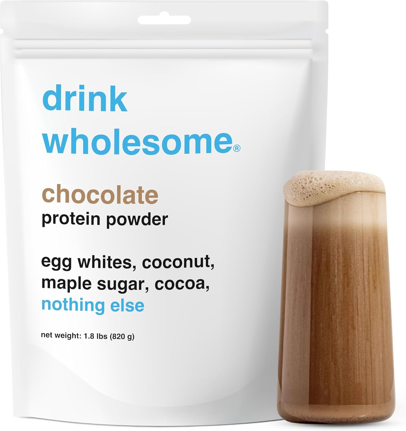 Chocolate Maple Egg White Protein Powder for Sensitive Stomachs
