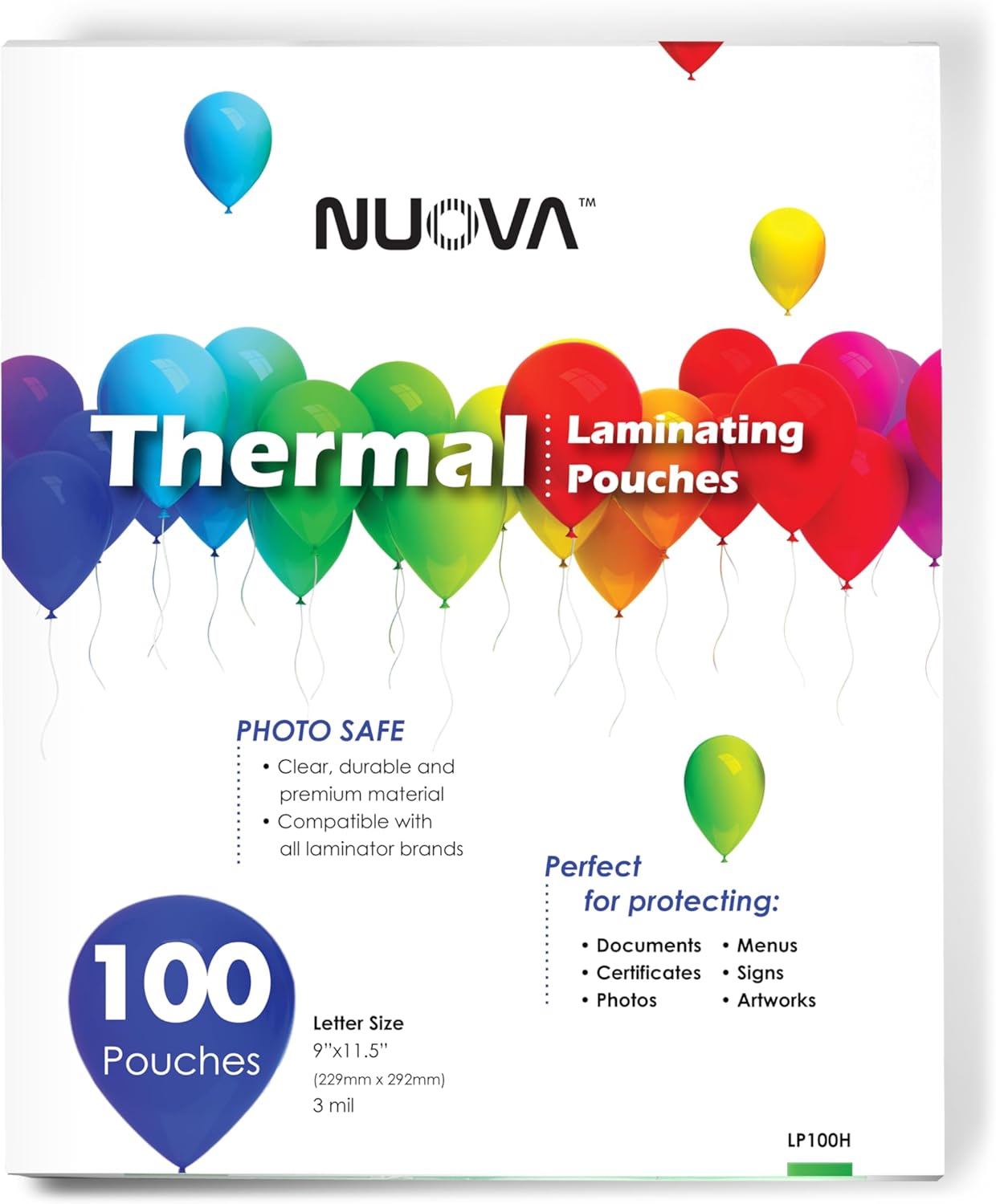 Protect with Confidence: Nuova Premium Laminating Pouches 100 Pack