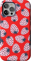 Casely iPhone 12 Pro Max Case | I'd Pick You - Bold Strawberry