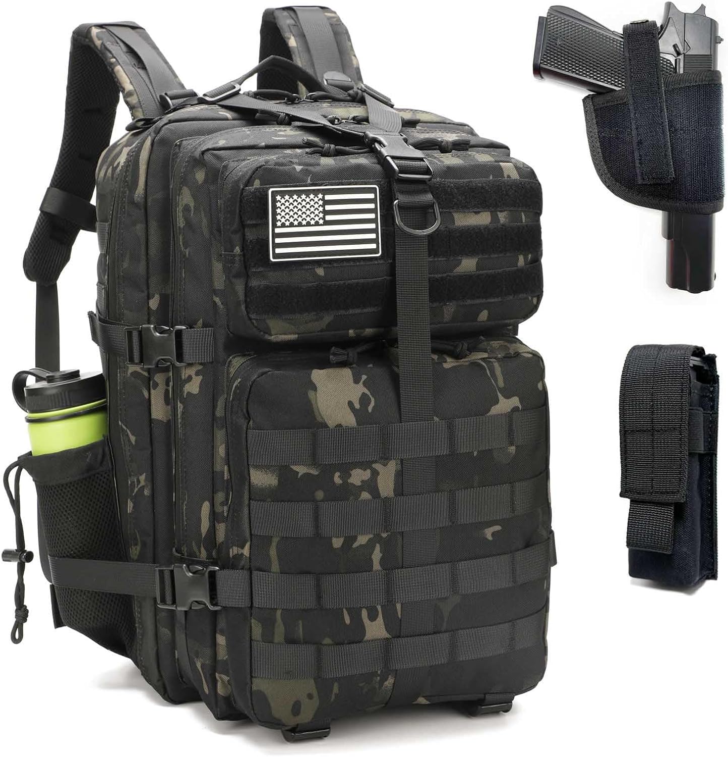 Tactical Military Backpack for Men - 45L Assault Pack Gear