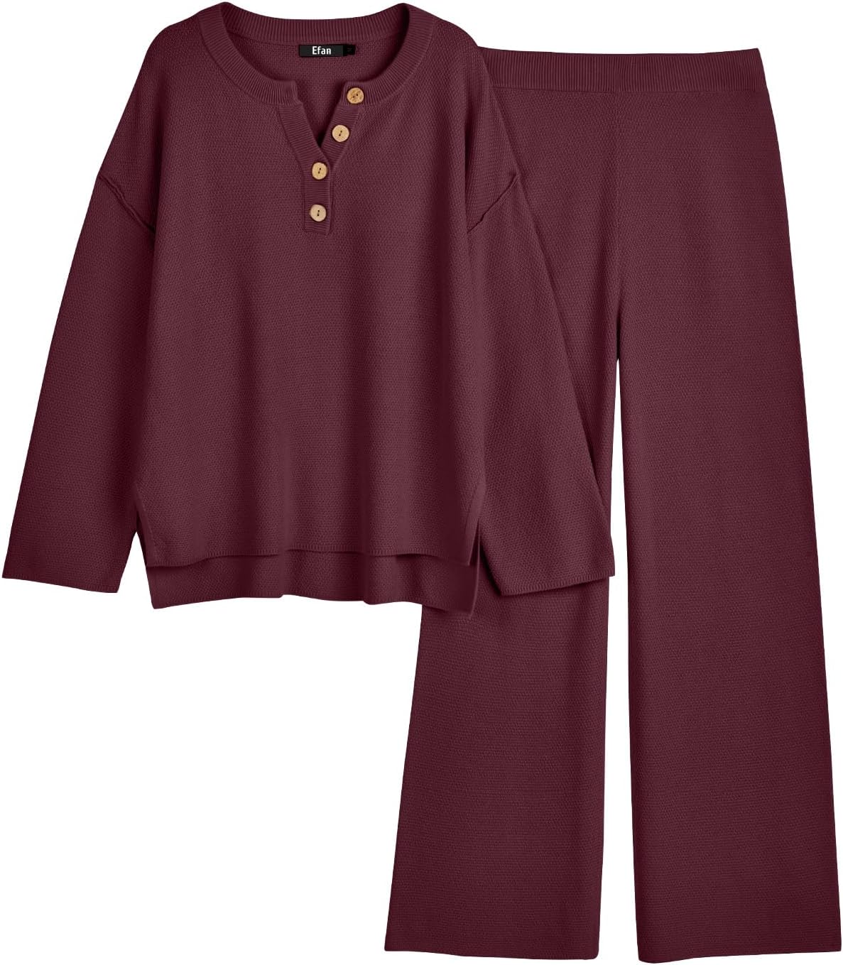 LILLUSORY Women's Cozy Knit Lounge Sets for Effortless Style