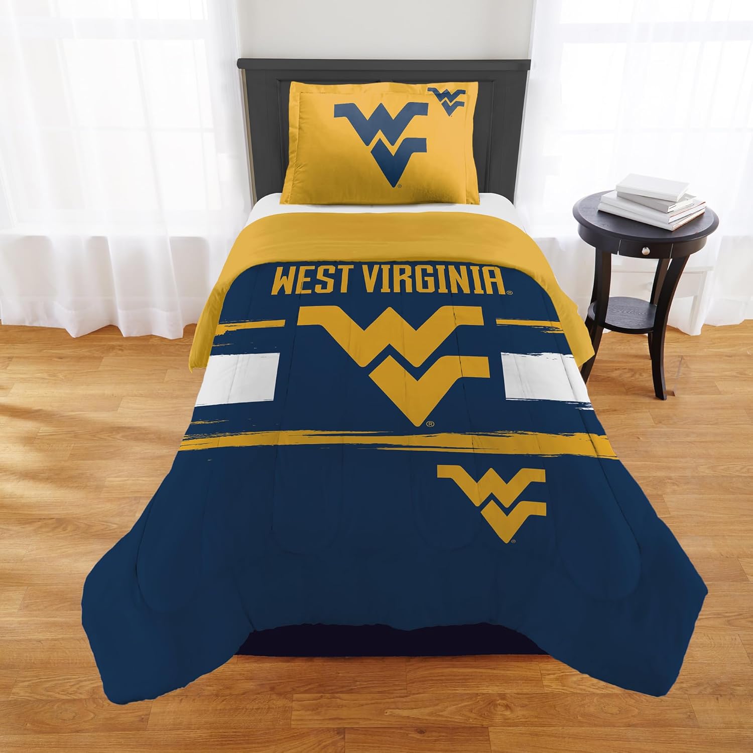 West Virginia Mountaineers Comforter Set for Game Day Decor