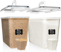 Flour Sugar Storage Containers 2 PC (11L) - Airtight Pantry Organizers