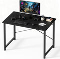 40 in Computer Office Desk for Small Spaces - Compact Sturdy