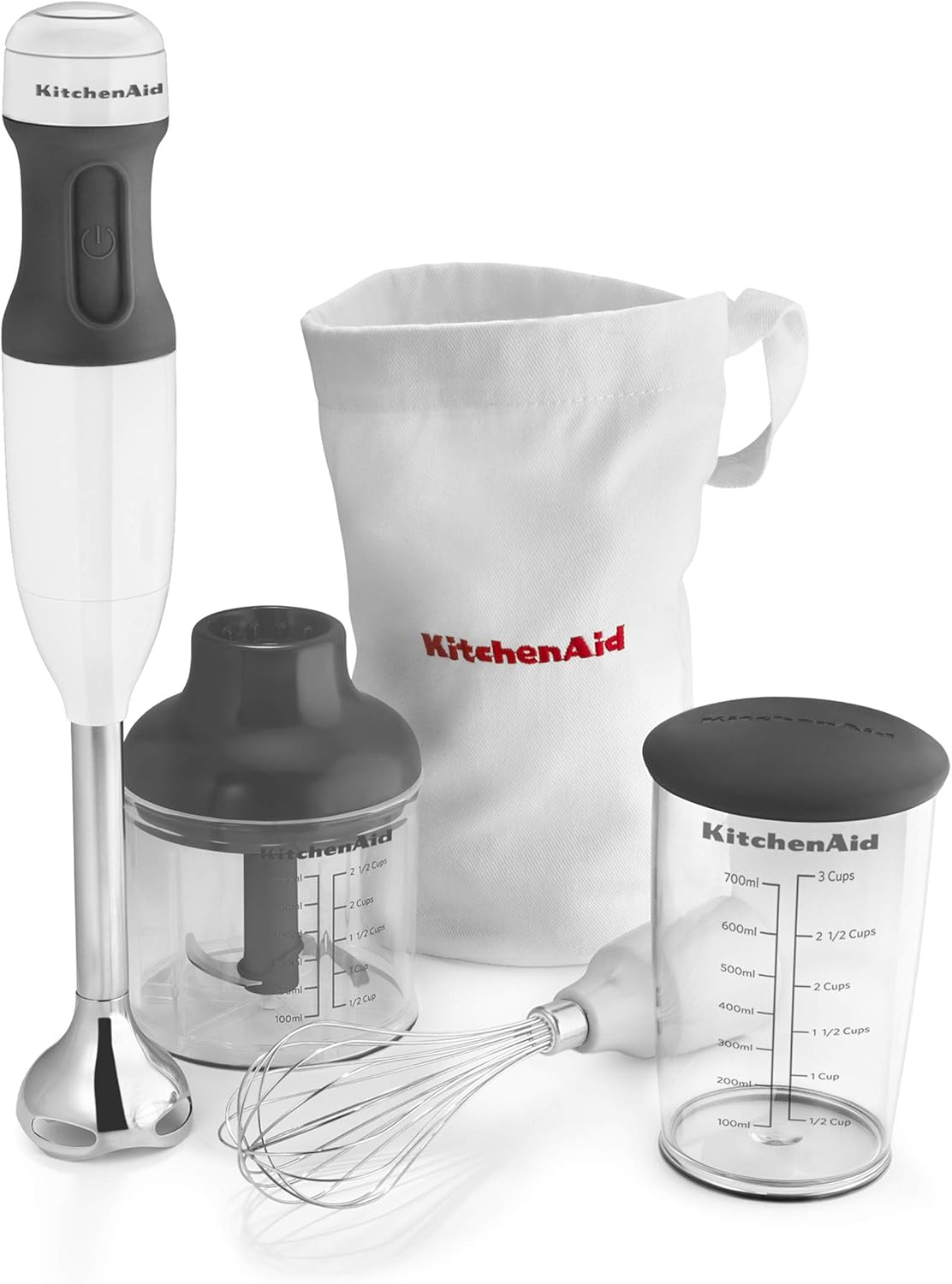 KitchenAid 2-Speed Pro Hand Blender - White