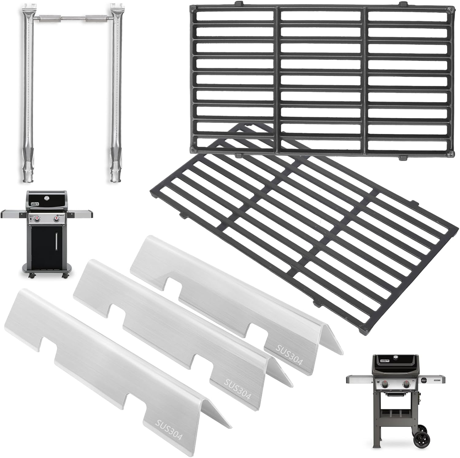 GS4 Spirit II Grill Parts for Weber Grill Replacement Kit