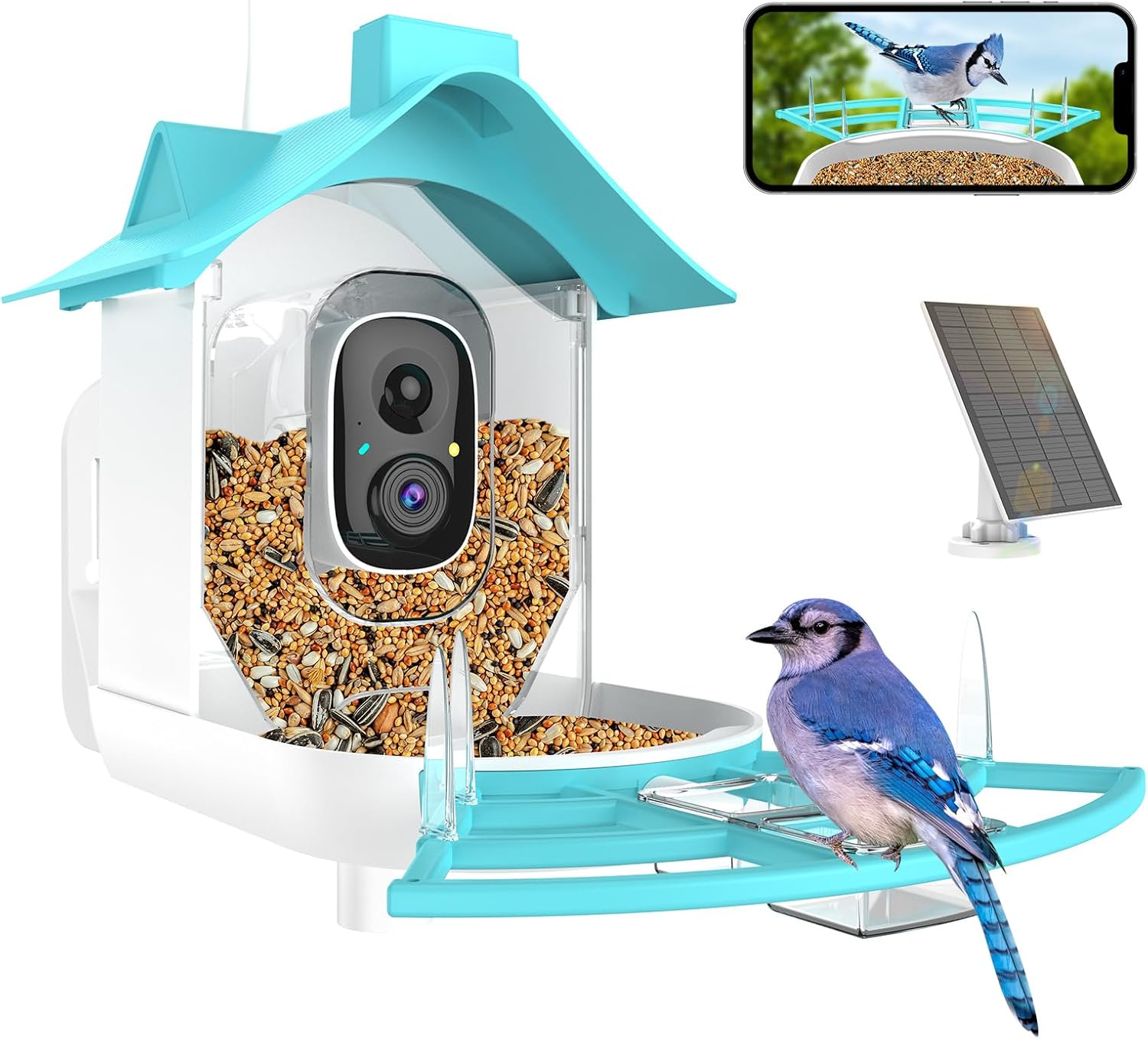 Smart Bird Feeder Camera - Identify, Capture, View!